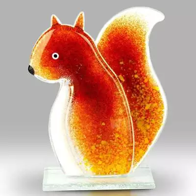 Buy Nobile Glassware Red Squirrel Glass Ornament - 16cm 2159-21 • 37£
