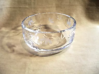 Buy ROYAL DOULTON CRYSTAL ETCHED GLASS FRUIT BOWL 6” Dia. 3  Deep • 6.99£