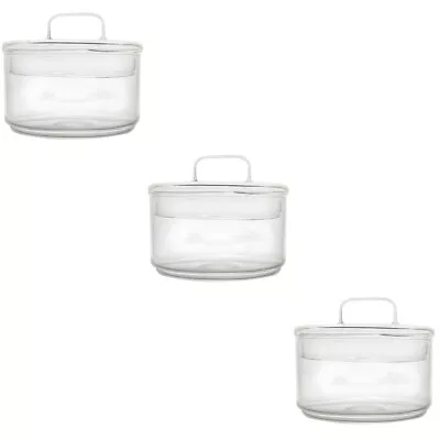 Buy  Glass Bowl Large Salad Mixing With Lid Container For Sweets • 30.39£