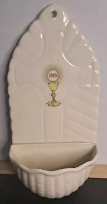 Buy Holy Water Font - DONEGAL PARIAN CHINA - IRELAND - Millennium - Wall Mount • 17.99£
