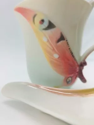 Buy Franz Porcelain Sahara Butterfly Cup And Saucer- RETIRED • 60.72£