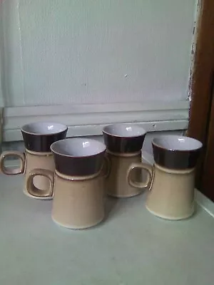 Buy 4 Denby Country Cuisine Coffee Mugs • 3.50£