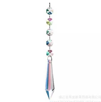 Buy Crystal Beads Prism Wind Chimes Ornaments Pendant For Window Garden Outdoor Gift • 2.99£