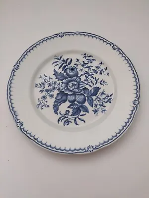 Buy Vintage Booth’s England Peony Blue & White 9-1/4” Replacement Plate • 18.85£