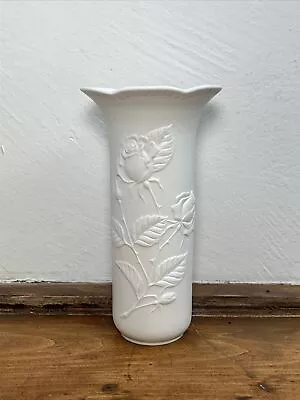 Buy Kaiser W. Germany Bisque Porcelain ROSE Vase Signed M. Frey  • 28.45£