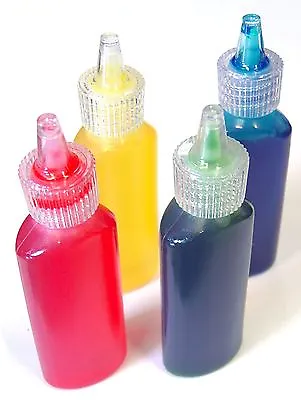 Buy Stain Glass Art Paint Painting Set 4 Colours 20ml Tubes Red Blue Green Yellow • 5.95£