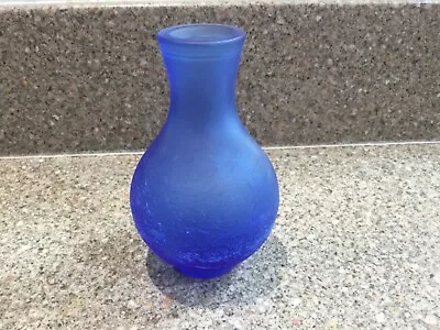 Buy Parlane Collection Cobalt Blue Crackle Effect With Textured  Finish Vintage Vase • 5.99£