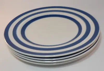 Buy 4 Swinnertons Somerset Blue & White Stripes 9  Lunch Salad Plates C1960s VGUC • 19.99£