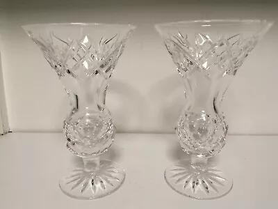 Buy TYRONE Crystal Thistle Shaped Vase. Approx. 5.75  Tall • 19.95£