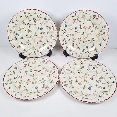Buy Staffordshire Tableware Oakwood Dinner Plates 25.5cm Floral England Set Of 4 • 26£