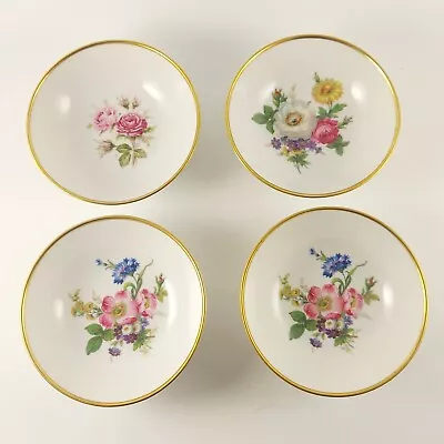 Buy Vintage Kaiser Porcelain Bowls X4 Gold Rim, West Germany, Signed On Base • 24.99£