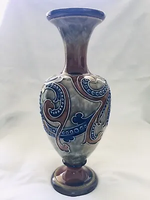Buy Royal Doulton Lambeth Frank Butler Art Nouveau Vase C1904 • 157.89£