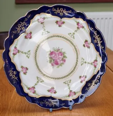 Buy George Jones & Sons Crescent China Porcelain GOLD Dessert Plate For Harrods Ltd  • 12£