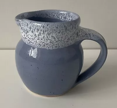 Buy Philip Gardiner Mevagissey Pottery Small Grey/blue & White Milk Jug • 17£