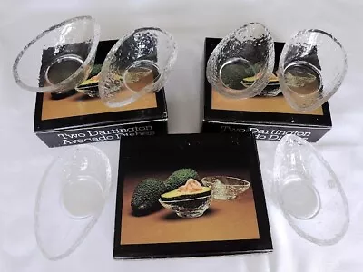 Buy 6 Dartington Glass Frank Thrower  Avocado Dishes In Original Boxes. • 10£