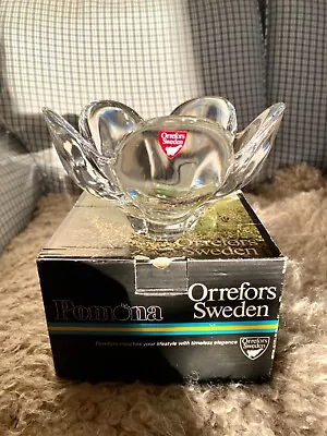 Buy Orrefors Sweden Lars Hellsten Glass Bowl • 15£
