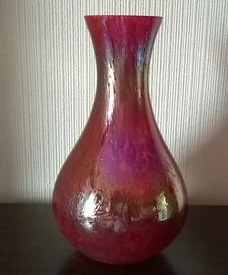 Buy Heron/Royal Brierley Iridescent Glass Vase • 39.95£