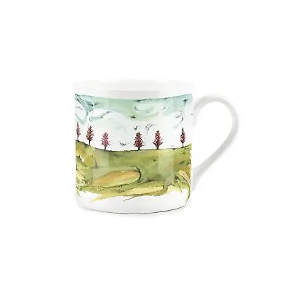 Buy Fine Bone China Mug - Watercolour Swirled Sky English Countryside Coffee/Tea Cup • 13.39£