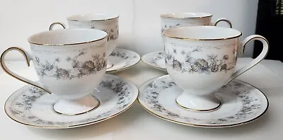 Buy Noritake Ireland 3260 Adoration Tea Coffee Cup And Saucer Lot Of 4 Discontinued • 47.94£