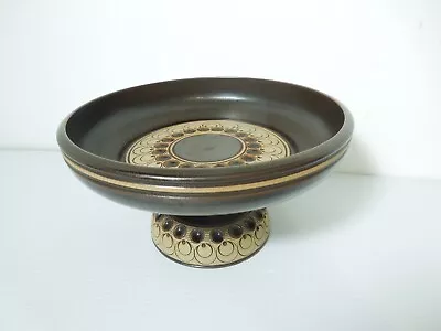 Buy Vintage Retro Jersey Pottery C.I. Bowl With Stand / Vase Brown 2 Pieces • 20£