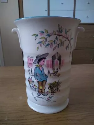 Buy Vintage Kitsch 1950s Crown Ducal Ware Petit Pierre French Design Vase Pot • 6.49£