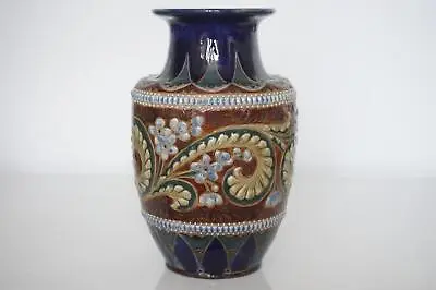 Buy Doulton Lambeth 'Art Union Of London' Art Nouveau Vase - Eliza Simmance - C.1900 • 275£