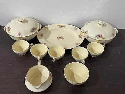 Buy 10 Piece Alfred Meakin Bone China Tea & Dining Serving Set • 14.40£