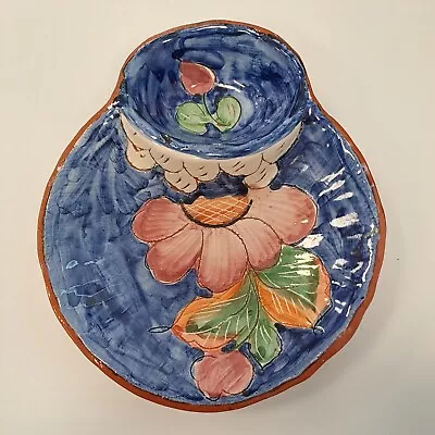 Buy Olive & Pips Dish Hand Painted Portugal Pottery 15cm X 13cm X 3cm • 5.99£