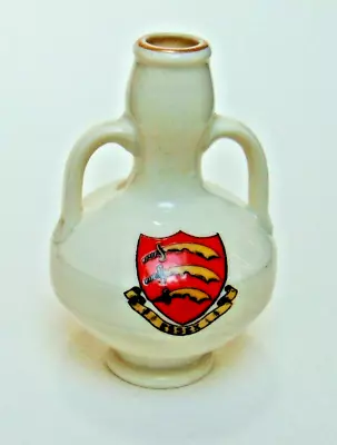 Buy Early W.h.goss Creasted Essex Model Ancient Vase Dredged Form Thames Near Eton • 4.99£
