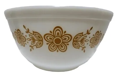 Buy Vintage Pyrex 402 Butterfly Gold Mixing Nesting Bowl 1 1/2 Quart Made USA • 14.32£