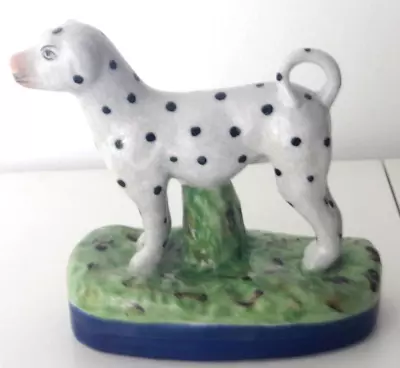 Buy Antique Staffordshire Pottery Dalmatian Dog Figure Figurine • 27.99£