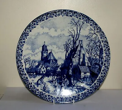 Buy Royal Holland Extra Large Delfts Plate ~29cm Diameter. De Winter Delft • 35£