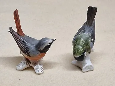 Buy Pair Of  China Goebel 3.75 Inch High Wild Country Birds In Full Colour • 20£