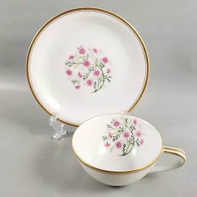 Buy Vintage 1930s Noritake 5297 Pink Cosmos Gold Porcelain Cup Saucer Japan • 16.33£