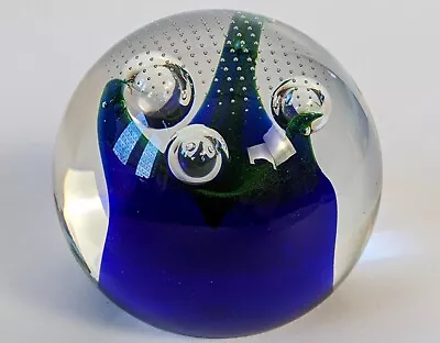 Buy Vintage Scottish Art Glass Caithness Paperweight Triple Crown Signed V33109 Ap4 • 22£