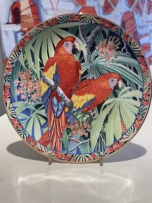 Buy Aynsley Bone China Exotic Birds Scarlet Macaw Decorative 6.75  Plate New Unused • 4£