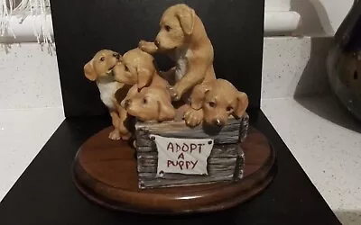 Buy Franklin Mint Aspca Adopt A Puppy Porcelain Figurine No 1158d • 15£