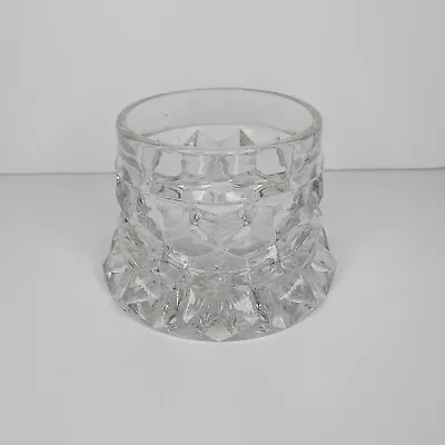 Buy Crystal Glass Candle Holder Home Decoration Cut Glass Dish • 7.99£