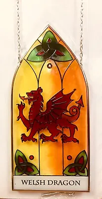 Buy Stained Glass Sun-catcher Window Hanging Decoration - New Dragon Design Wales • 19.95£