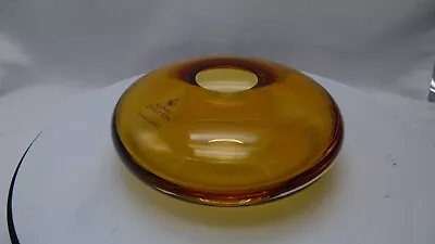 Buy Royal Doulton Amber Glass Posy Vase • 16£