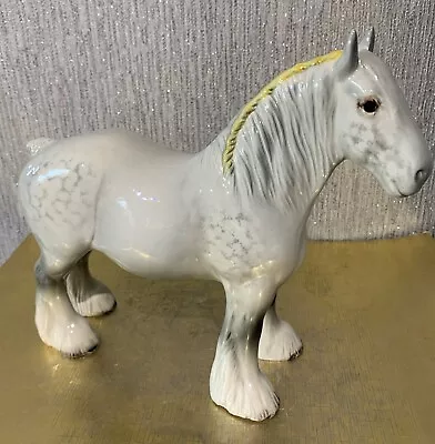 Buy BESWICK HORSE SHIRE MARE MODEL No. 818 DAPPLE GREY GLOSS PERFECT GREDINGTON • 85£