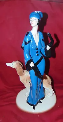 Buy RARE Rodin Art Deco Lady Di Kaye (part Of Tupton Ware) Afghan Hound Dog Figurine • 96£