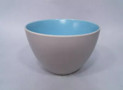 Buy Poole Pottery Sugar Bowl Twintone C104 Sky Blue & Dove Grey • 9.99£