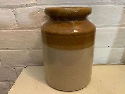 Buy Vintage Stoneware Salt Glazed  Storage Jar • 7.50£