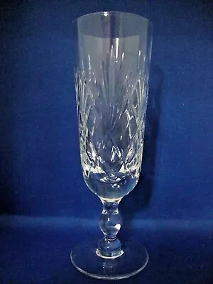 Buy 2 X Royal Brierley Braemar Cut Pattern Crystal Champagne Flutes - Signed • 44.95£
