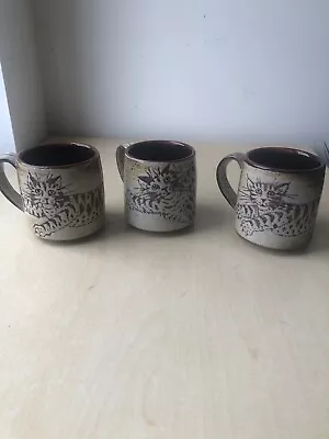 Buy Studio Pottery Cats Coffee Mugs • 5£