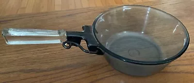 Buy Blue Pyrex Vintage Flameware 6 1/2” Blue Glass Pan With Removable Handle • 6.24£