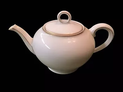Buy Thomas White 9 Inch Teapot Made In Germany White Gold Rare Find • 33.62£