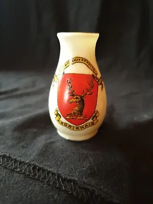 Buy A & S Arcadian China Crested Ware Miniature Vase Ardrishaig • 3.50£