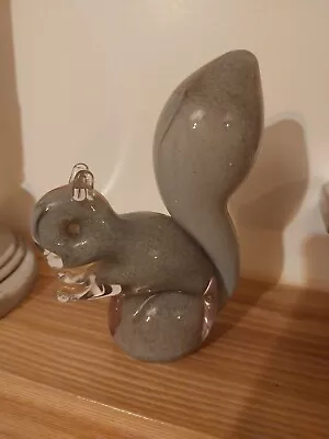 Buy Wedgewood Glass Grey Squirrel Paperweight /ornament..14 Cms High • 15£